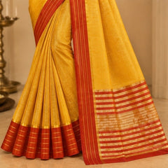 Gold saree