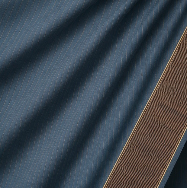 Premium Plain Soft Silk Saree with Elegant Gold Line Pallu & Self Zari Border | Grey