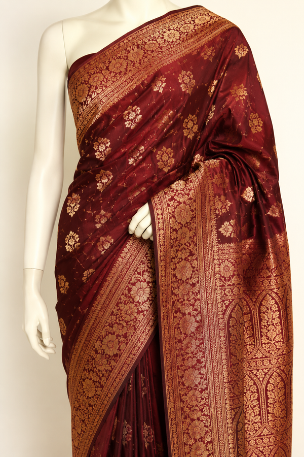 SKY BLUE DOFT TUSSAR PICHWAI PRINT SAREE